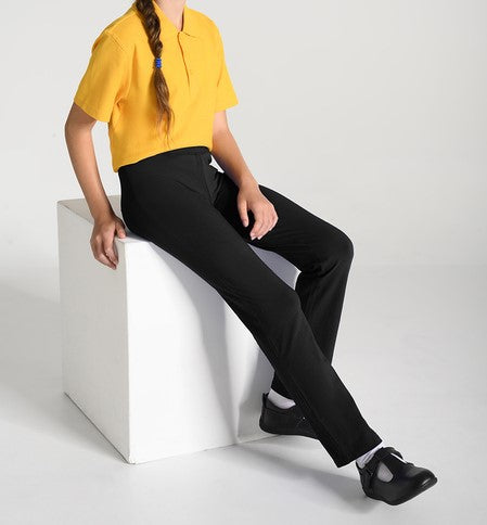 School Bootleg Pants Girls - Black