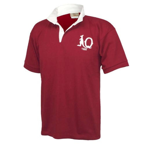 QLD Maroons 1980 State of Origin NRL Vintage Retro Rugby Jersey