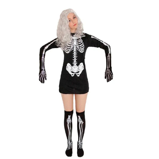 Adult Lady Skeleton Costume