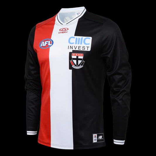 CLEARANCE SALE                      St Kilda Saints 2024 Replica Home Guernsey - Mens Long Sleeve