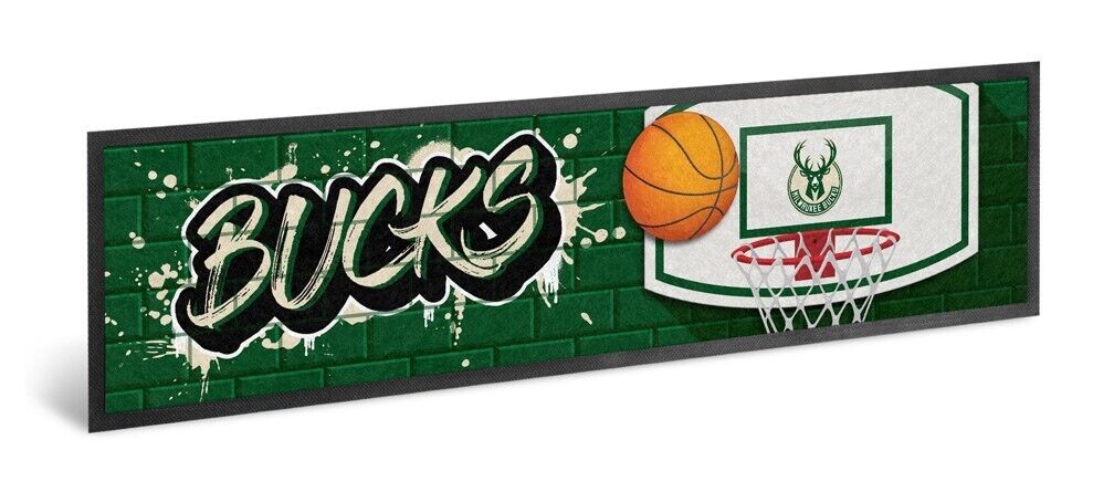 SALE SALE SALE Milwaukee Bucks NBA Bar Runner
