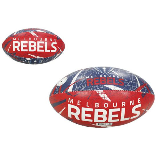 Gilbert Melbourne Rebels Rugby Union Ball Size 2 MIDI