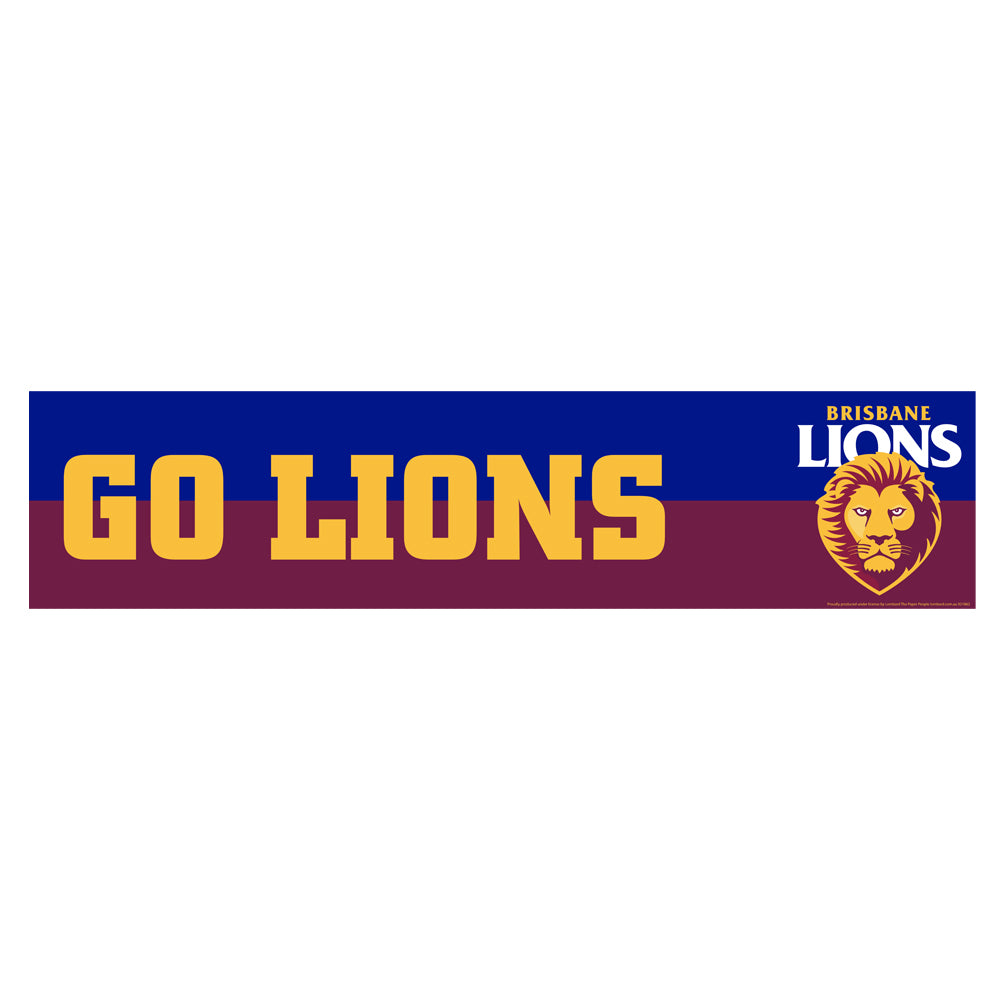 Brisbane Lions Go Banner