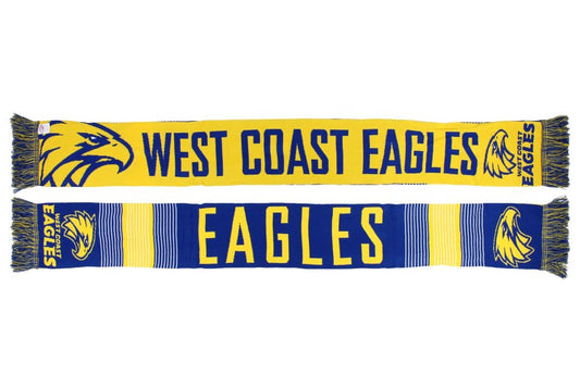 West Coast Eagles AFL Linebreak Jacquard Scarf