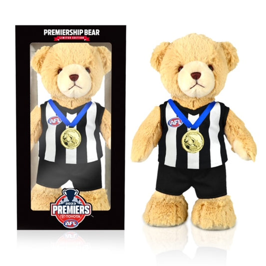 Collingwood Magpies 2023 Premiers Limited Edition Bear