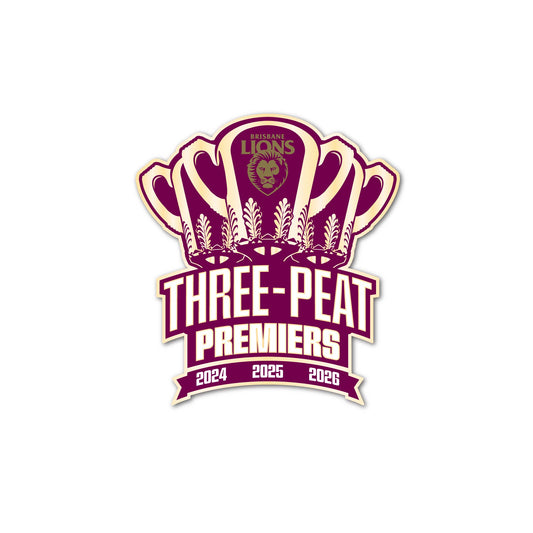 Brisbane Lions 2026 Premiers Logo Pin (Pre Order)