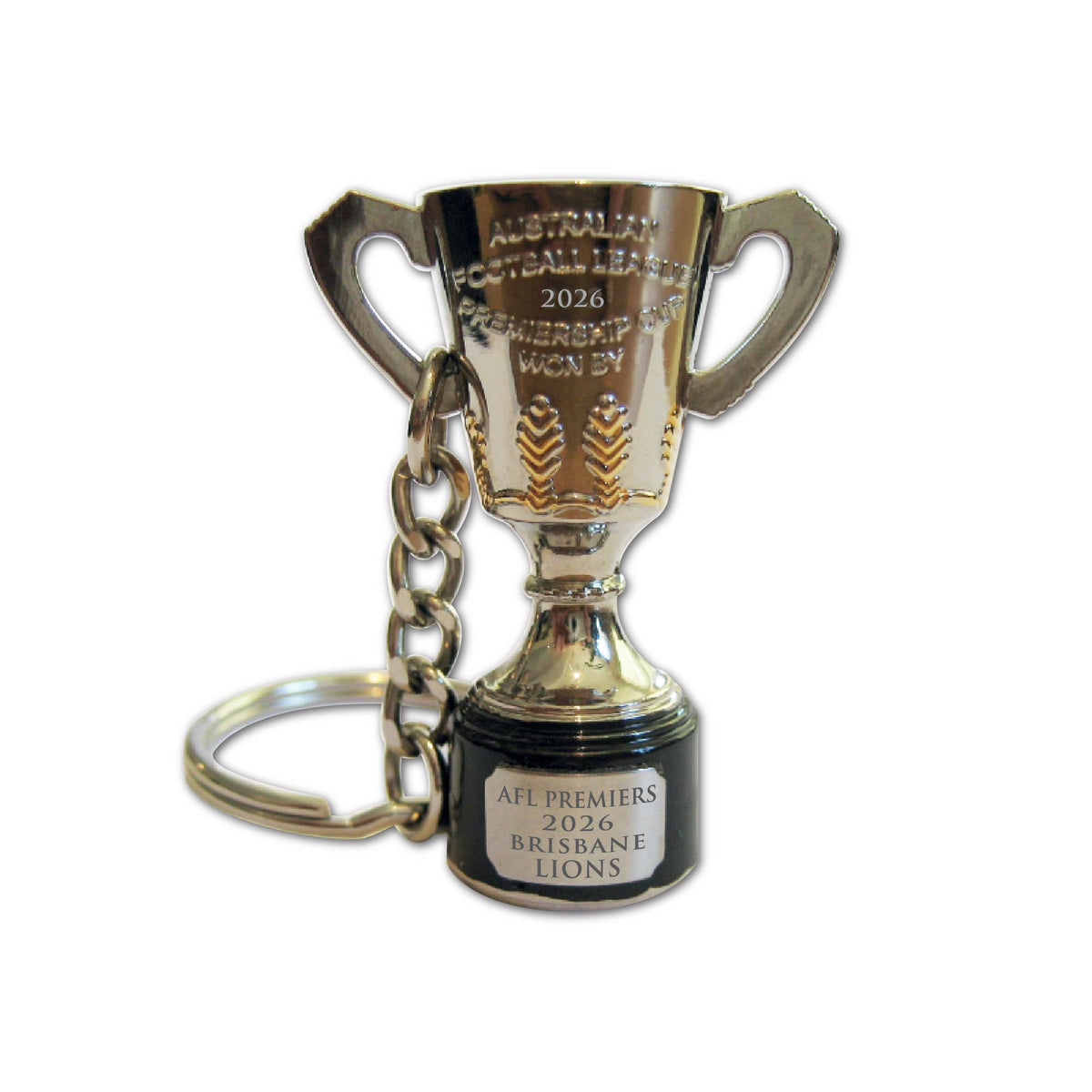 Brisbane Lions 2026 Premiers 3D Trophy Keyring (Pre Order)