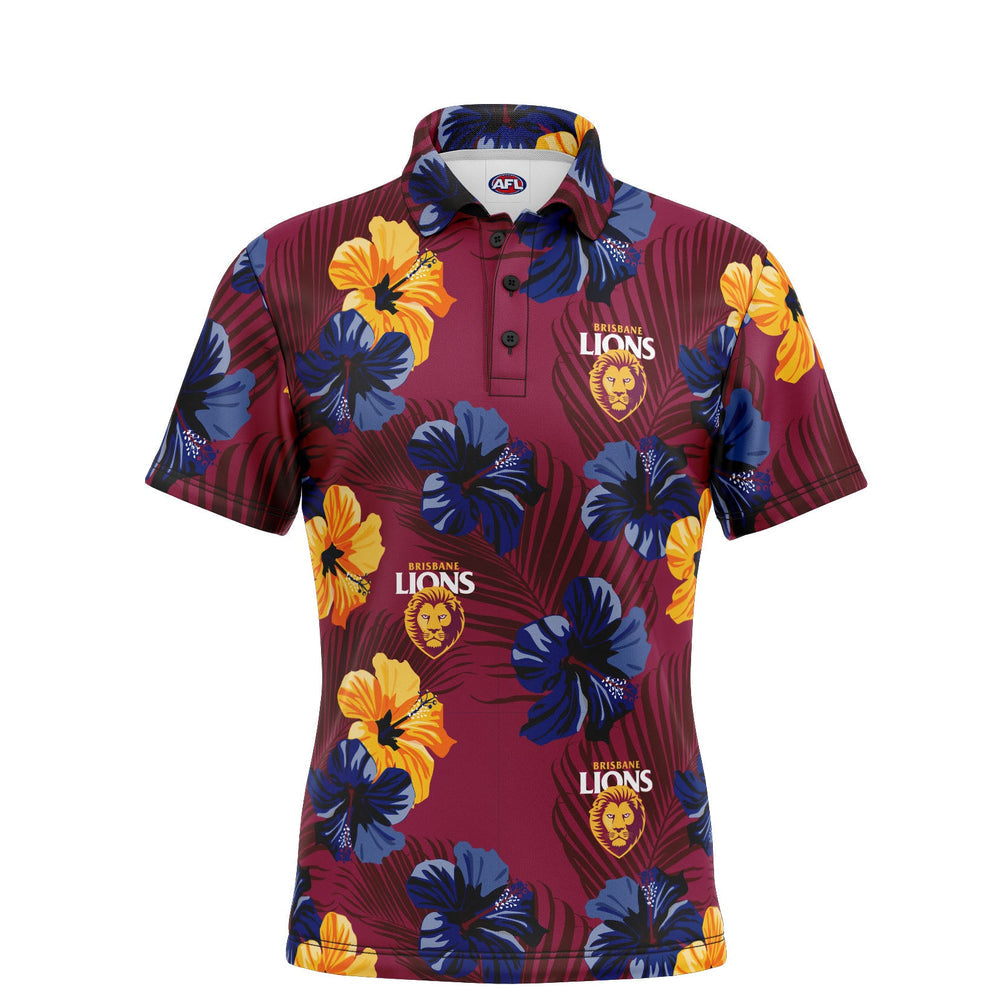 Brisbane Lions ‘Aloha’ Golf Polo Shirt