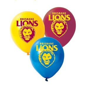 Afl Brisbane Lions Printed Balloons