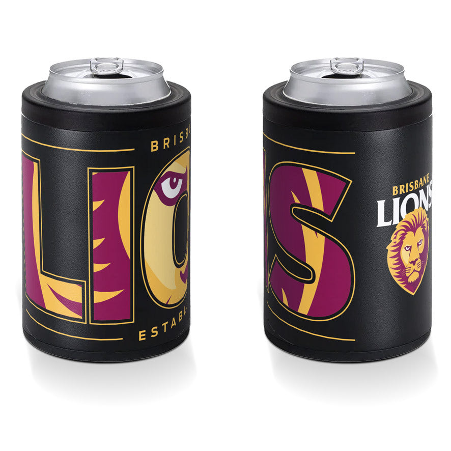 SALE SALE SALE Brisbane Lions Insulated S/Steel Stubby Holder Can Cooler