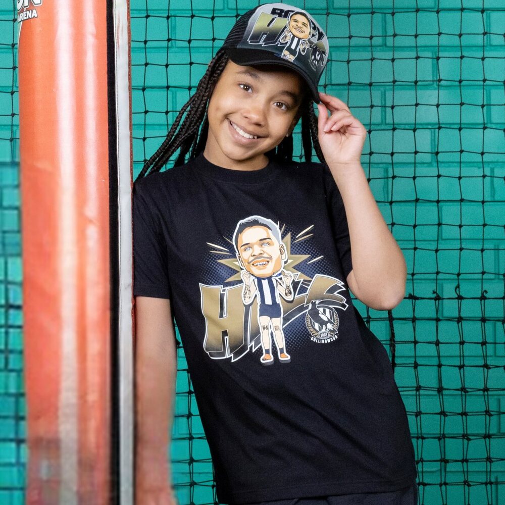 SALE SALE SALE Collingwood Magpies Bobby Hill Youths Henrik Tee