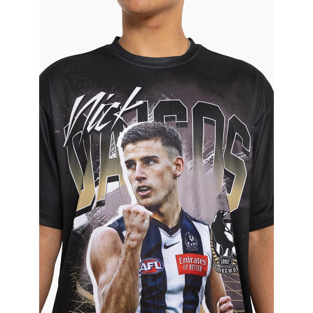 SALE SALE SALE Collingwood Magpies Nick Daicos Adults Player Tee