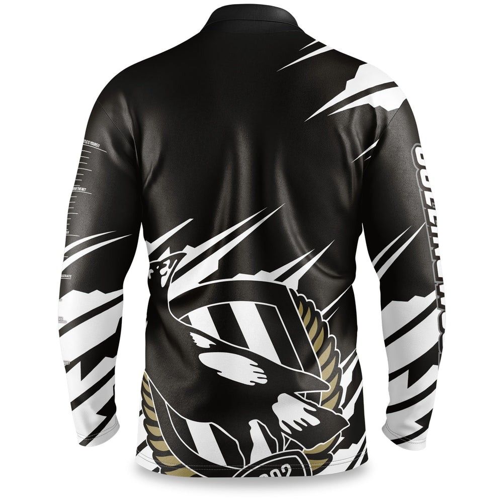 SALE SALE SALE Collingwood Magpies 'Ignition' Fishing Shirt