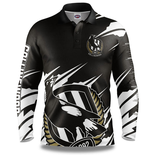 SALE SALE SALE  Collingwood Magpies 'Ignition' Fishing Shirt