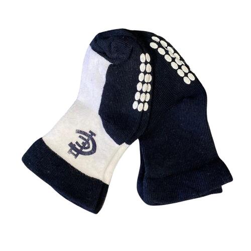 Carlton Blues Infants crew socks 2-pack