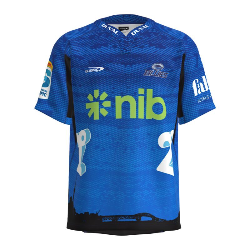 SALE SALE SALE Super Rugby Auckland Blues 2024 Men's Home Jersey