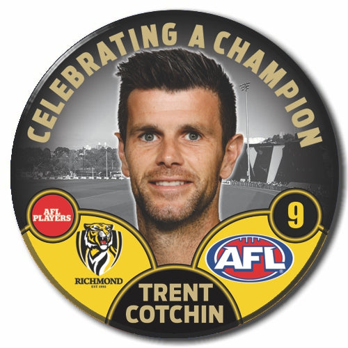 2023 Trent Cotchin Celebrating A Champion Badge