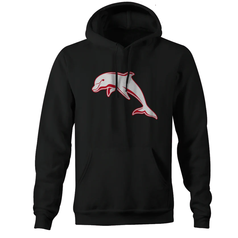 SALE SALE SALE Dolphins NRL Men's Logo Hoodie