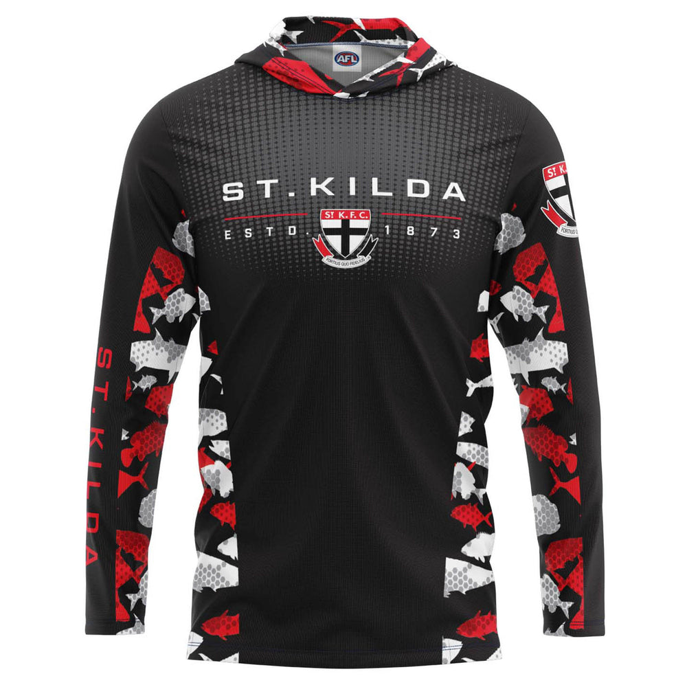 St Kilda Saints "Reef Runner’ Hooded Fishing Shirts
