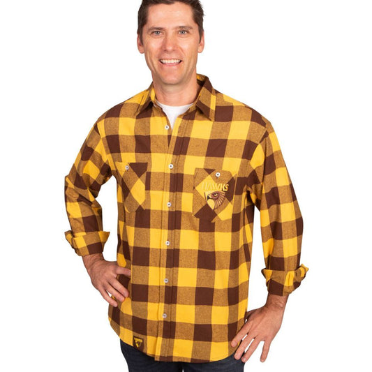 SALE SALE SALE     Hawthorn Hawks Mens Flannelette Shirt