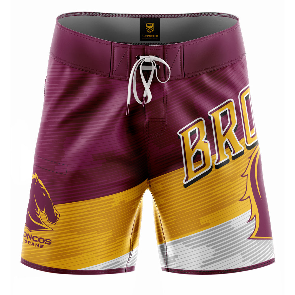 SALE SALE SALE Brisbane Broncos 'Barrel' Board Shorts