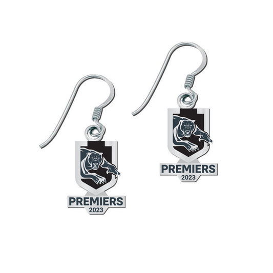 2023 NRL Penrith Panthers Premiership Logo Earrings