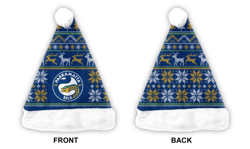 Parramatta Eels Xmas Santa Hat