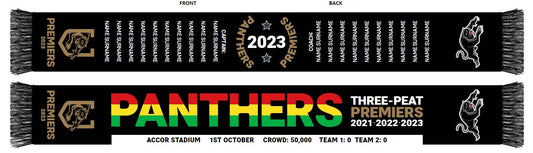 2023 NRL Penrith Panthers Premiership Scarf