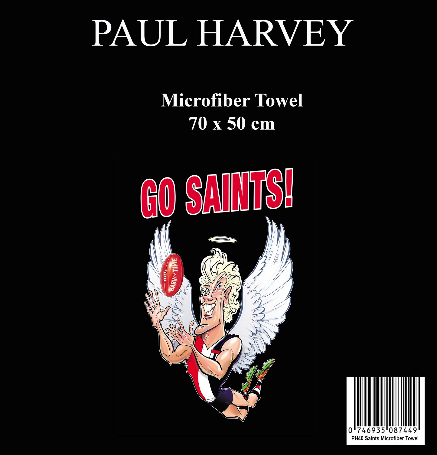 Saints Microfiber Towel Harv Time