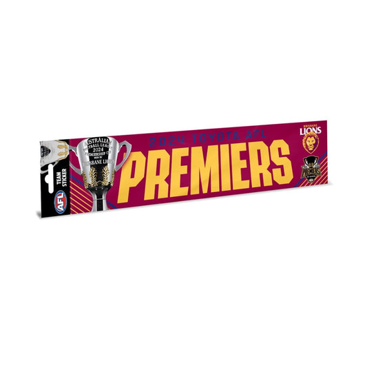 SALE SALE SALE     Brisbane Lions 2024 Premiers Bumper Sticker