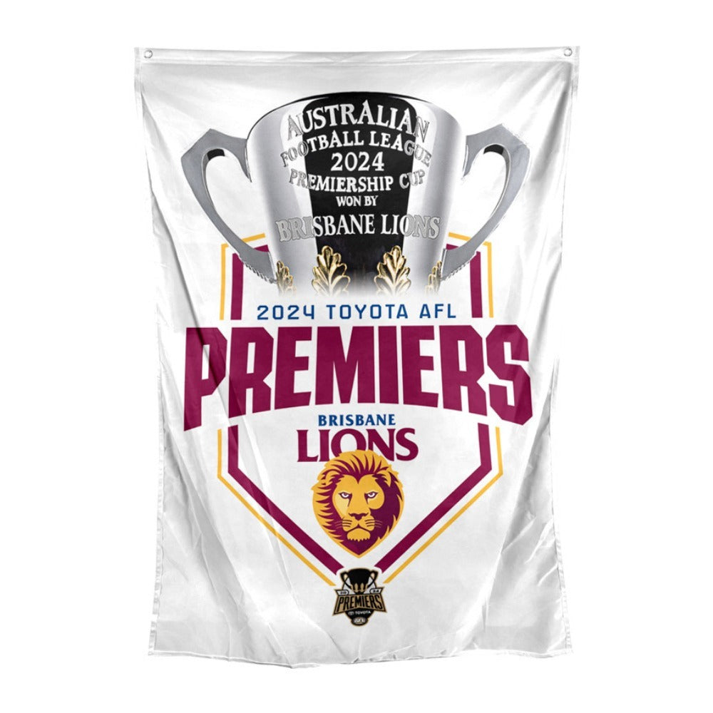SALE SALE SALE Brisbane Lions 2024 Premiers Wall Flag