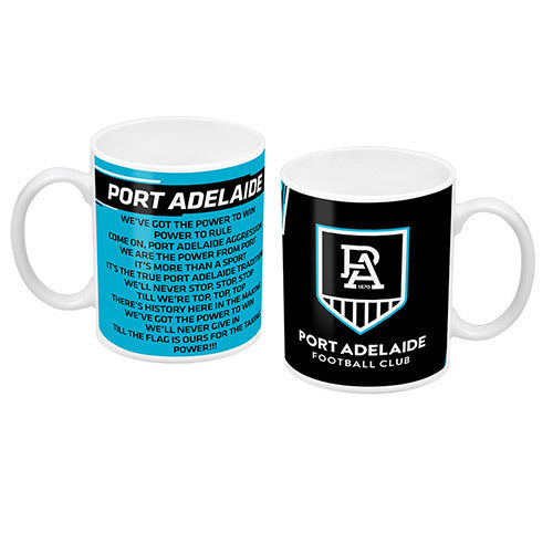 Port Adelaide Power Team Song Mug