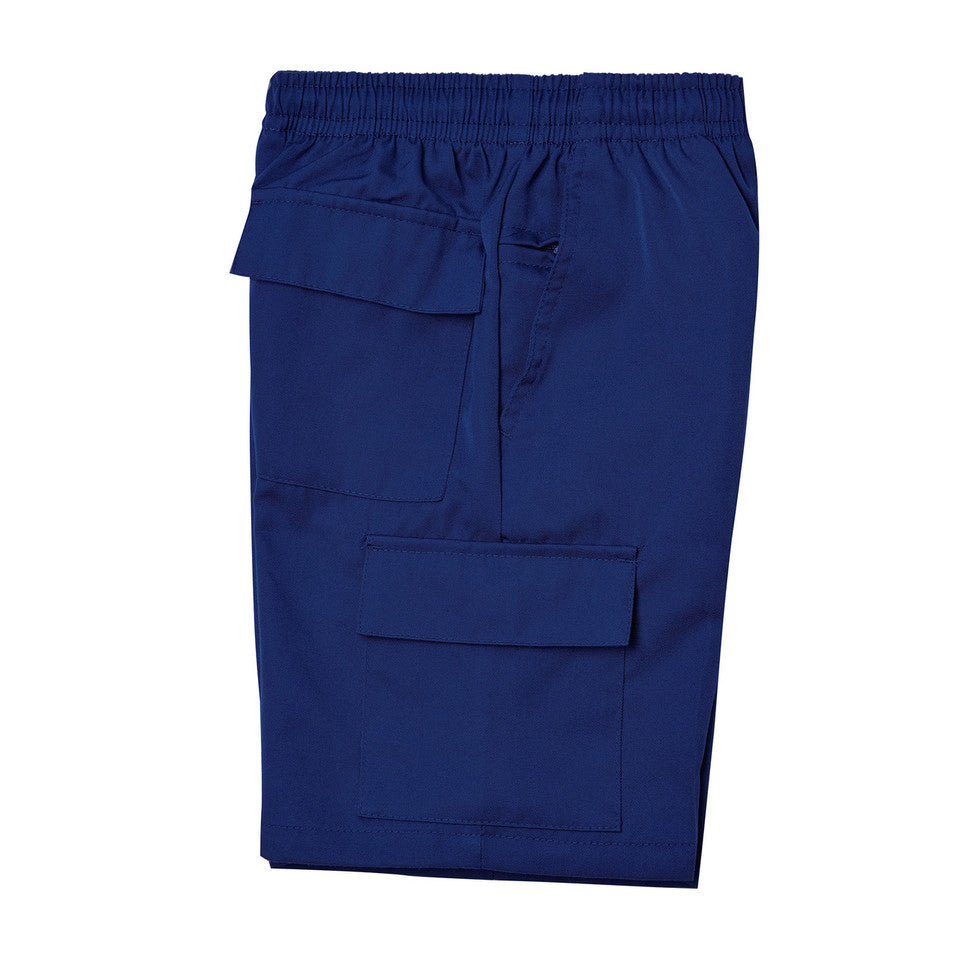 School Cargo Shorts Kids - Royal Blue