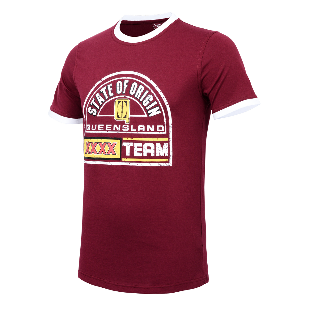 SALE SALE SALE QLD Maroons NRL Classic Retro Heritage Tee