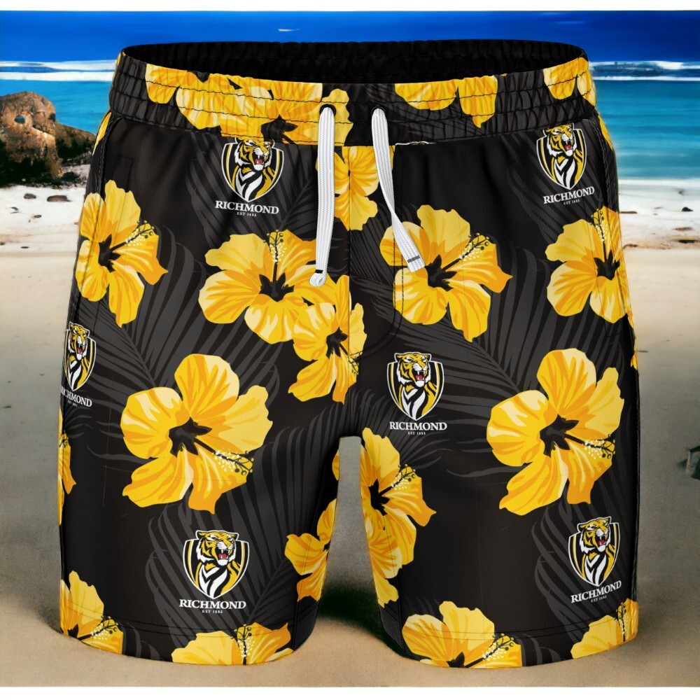 SALE SALE SALE Richmond Tigers 'Aloha' Volley Swim Shorts