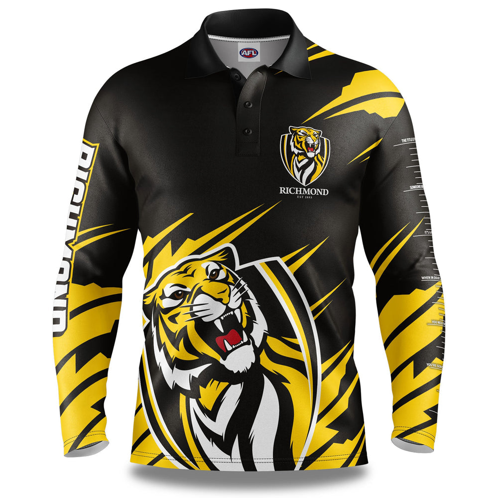 SALE SALE SALE Richmond Tigers 'Ignition' Fishing Shirts