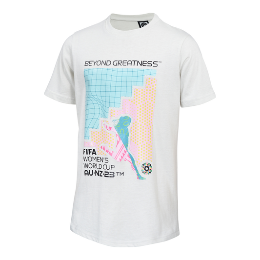 FWWC 2023 Youth Core Graphic Tee - Cream