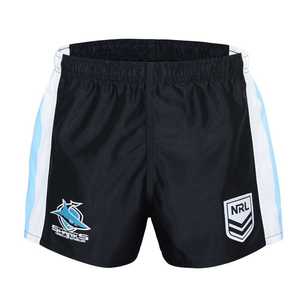 Cronulla Sharks Men's Home Supporter Rugby Shorts.
