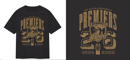 Sydney Roosters 2026 Premiers Tee (In StoreNow)
