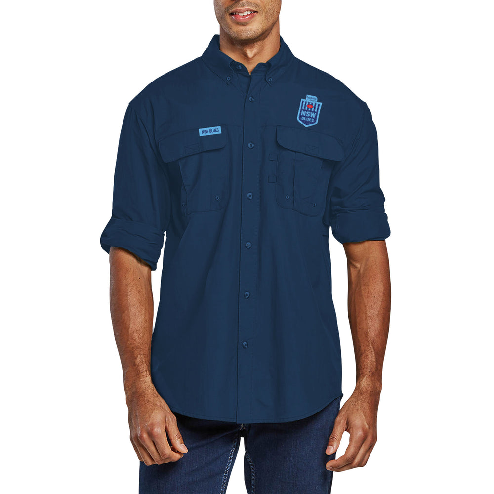 STOCKTAKE SALE NSW Blues "Top End" Outdoor Shirt
