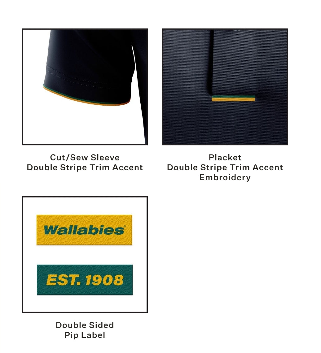 SALE SALE SALE Australian Wallabies 2024 Supporter Stripe Polo