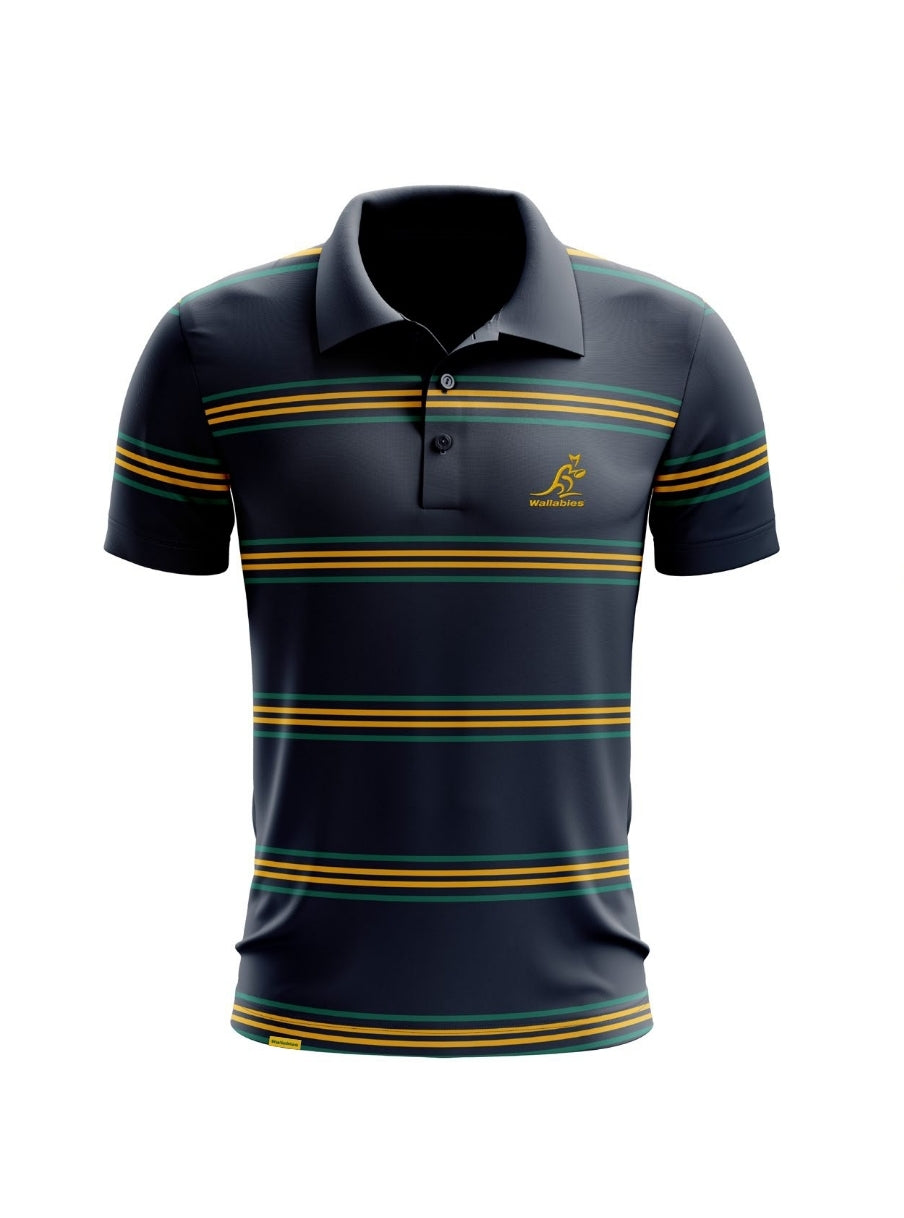 SALE SALE SALE Australian Wallabies 2024 Supporter Stripe Polo