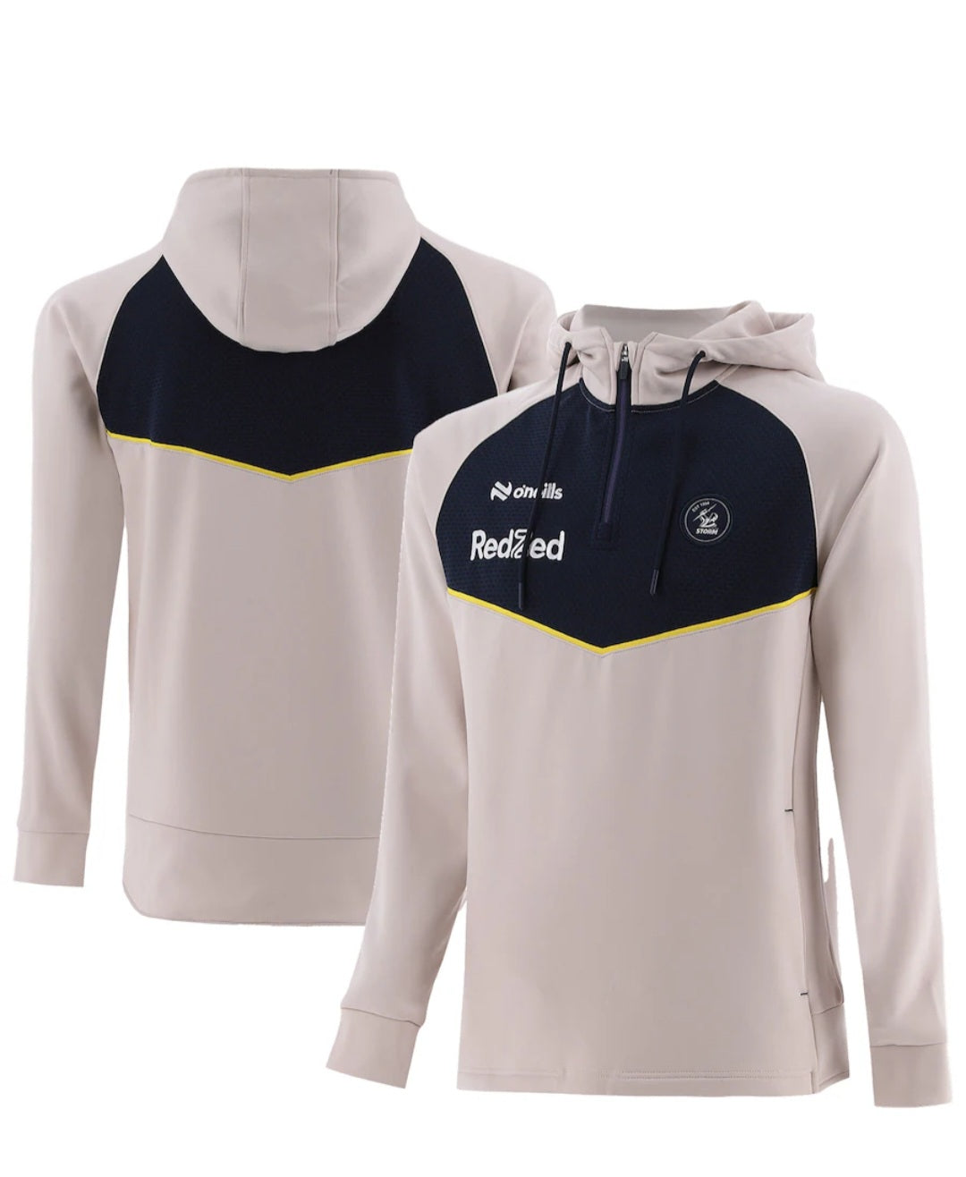 SALE SALE SALE Melbourne Storm O'Neills 2025 Tech Fleece Half Zip Hoodie