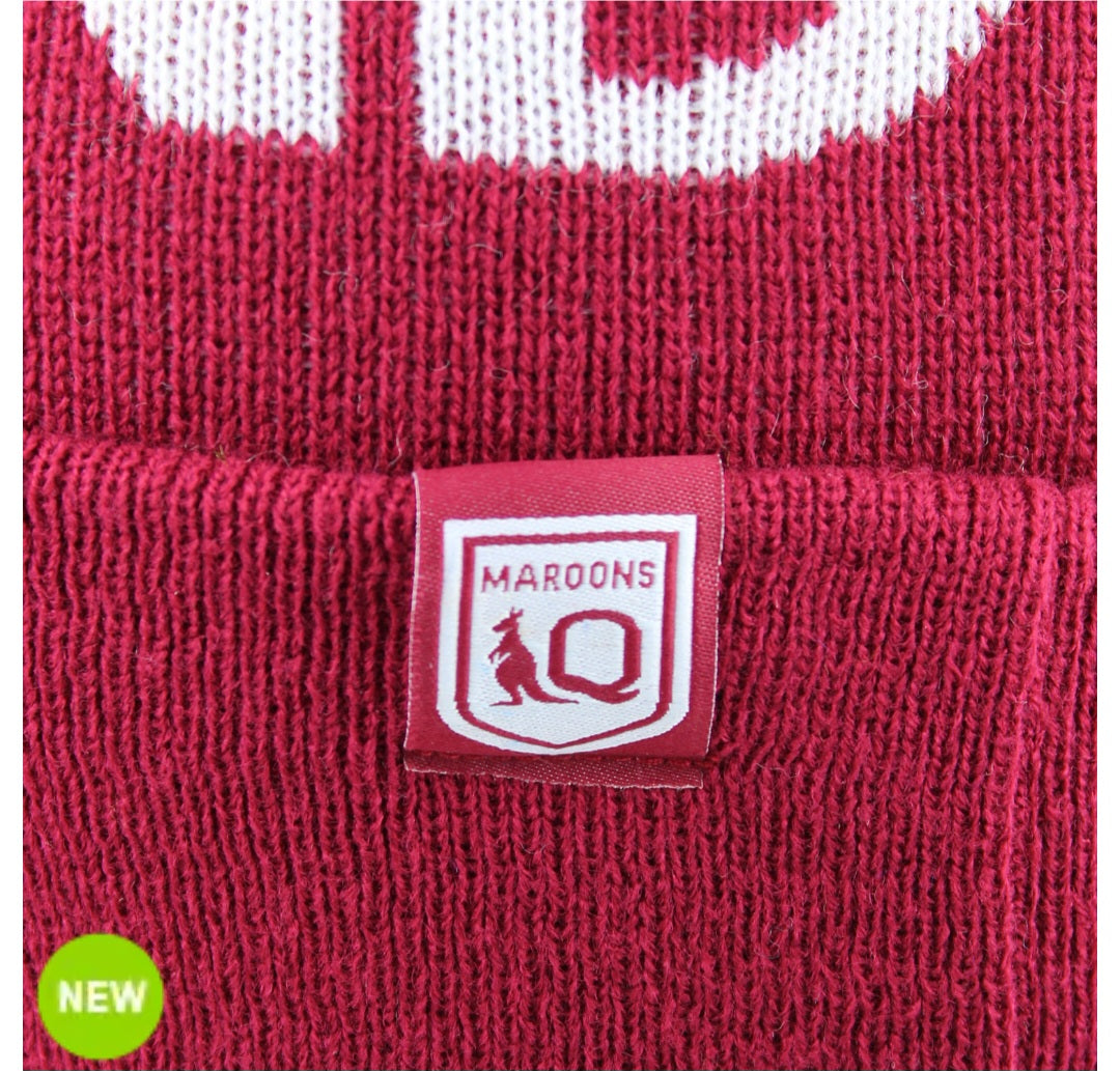 QLD State Of Origin Maroons Blitz beanie