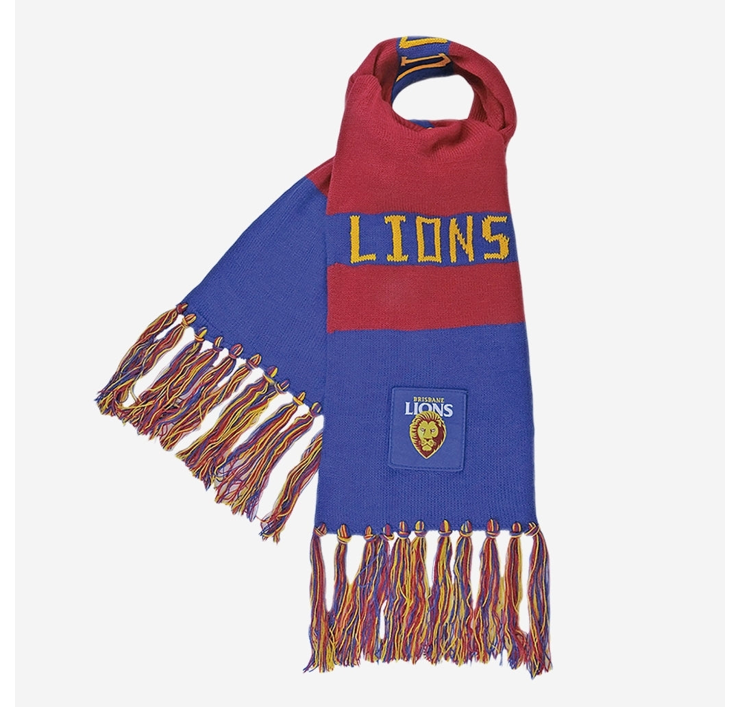 SALE SALE SALE Brisbane Lions AFL Bar Scarf