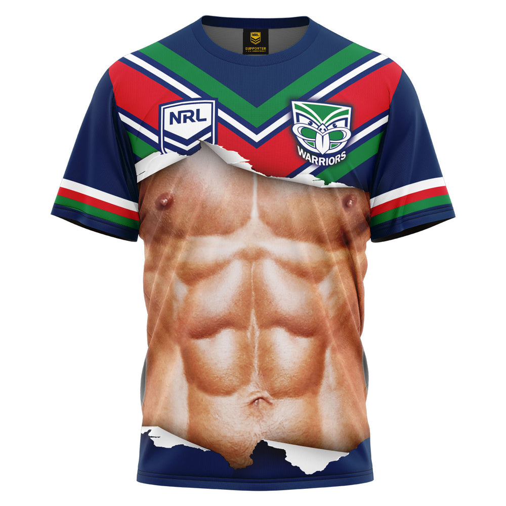New Year SALE New Zealand Warriors Ripped Tee