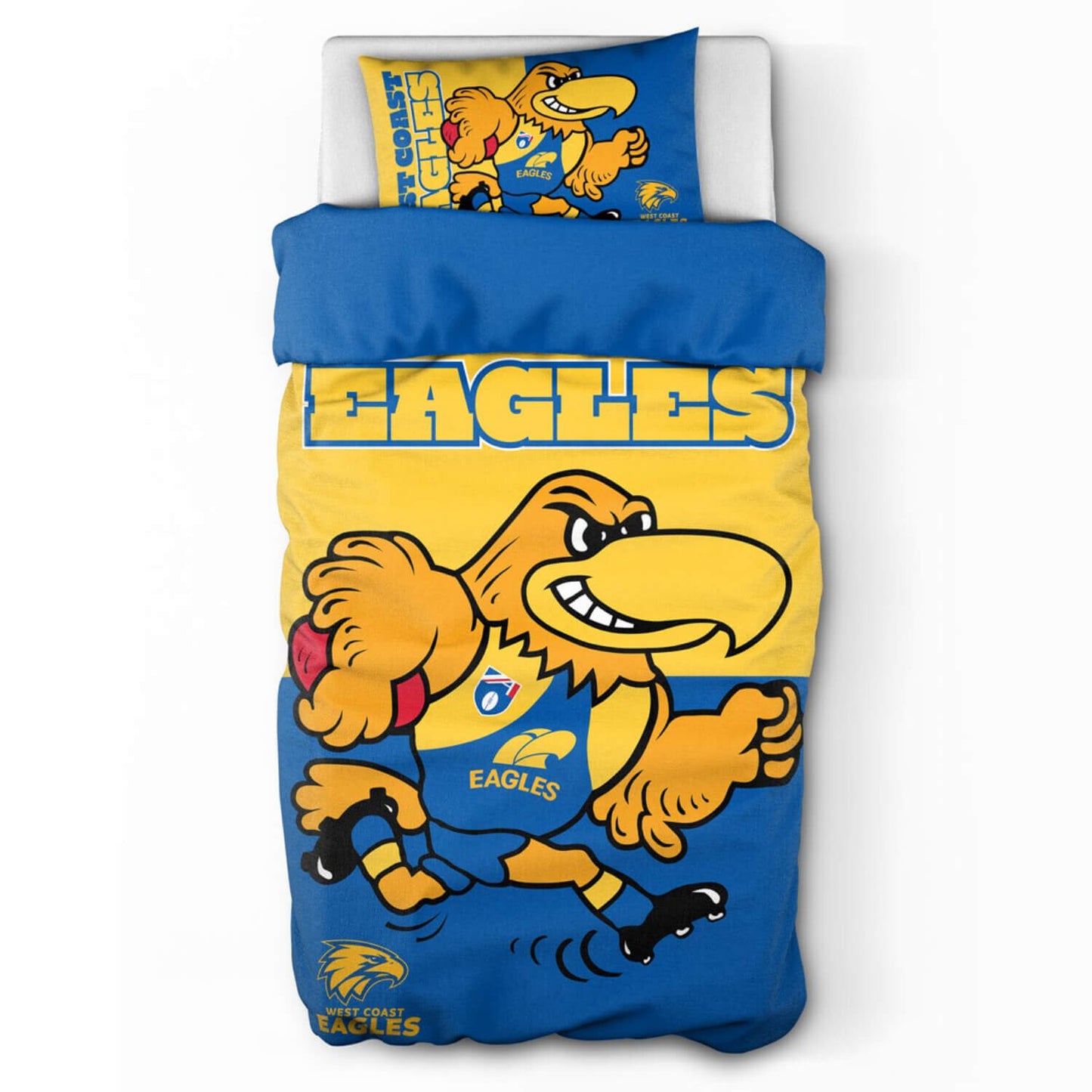 SALE West Coast Eagles Doona Quilt Cover Set - Single