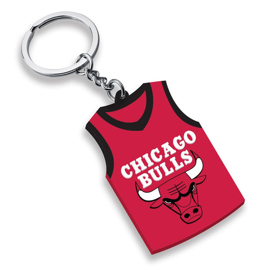 Chicago Bulls NBA Jersey Keyring