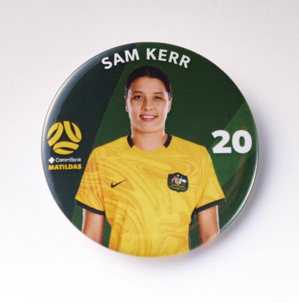 NEW IN STORE Football Australia Matildas SAM KERR Player Badge