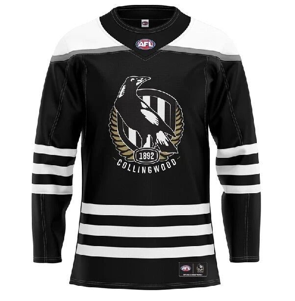 SALE SALE SALE AFL Collingwood Magpies Enforcer Hockey Jersey